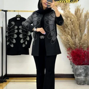 کت مجلسی زنانه مدل نگین دار